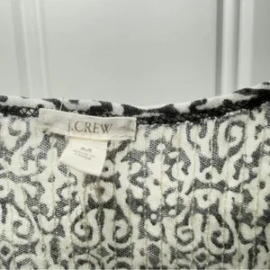 J.‎ Crew Medium Black White Sequined Scoop-Neck Tank top Whimsigoth Indie Sleaze thumbnail 5