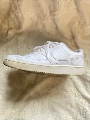 Nike Court Vision Low White Leather Sneakers Streetwear Quiet Luxury Old Money 8 thumbnail 7