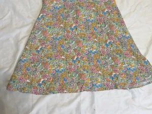 Zara Floral Ruffle Strap Dress - Pink, Blue, Green, Yellow thumbnail 4
