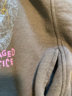 Divided by H&M Metallica Damaged Justice Graphic Hoodie Women's Size Large thumbnail 5