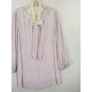 Retrofete Womens Dress Pink Grace Sequin Allover Mini Velvet Tie Belt Party XS thumbnail 9