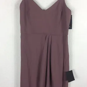 NWT Lulus Reinette Mauve Purple Corset Slip Midi Dress Small Cocktail Wedding thumbnail 10