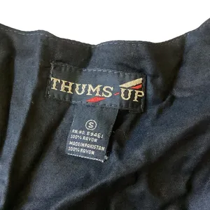 Vintage 80s Thums Up Beaded Vest thumbnail 5