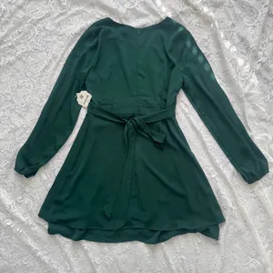 NWT Hunter Green Altar’d State Dress Size Large A-Line V-Neck Style thumbnail 7