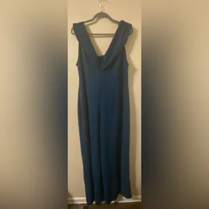New NWT Forever 21 + Teal Green Maxi Dress V-Neck Size 3X‎ thumbnail 2