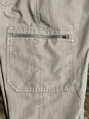 Womens small FIGS Technical Collection Yola Slim Scrub Pants-light blue thumbnail 8