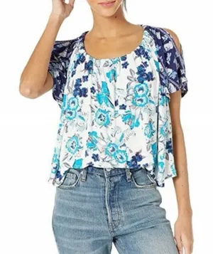 Free People Baja Babe Tee Ivory thumbnail 1