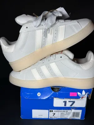 Adidas Campus Rare white on white size 7W thumbnail 2
