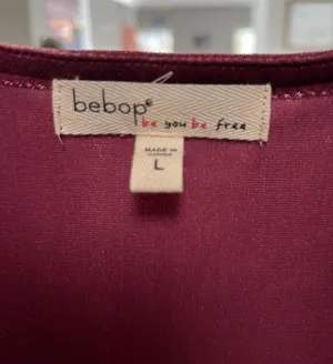 Bebop Wine Colored Velvet Dress thumbnail 3