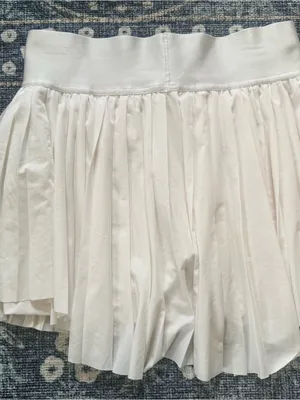 Nike White Pleated Tennis Skirt thumbnail 2