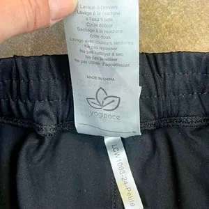 Yogipace Women’s Black Drawstring Pull-on Elastic Waist Pants Large thumbnail 9
