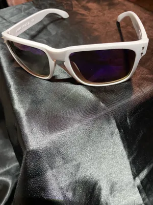 Oakley sunglasses white frame purple lettering purple pens thumbnail 3
