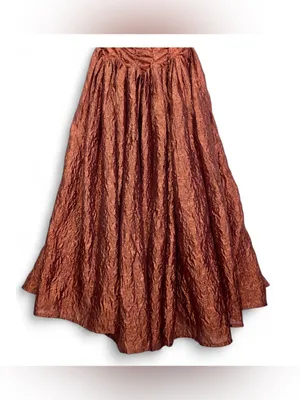 Lulus Women’s Sleeveless Analeia Rust Jacquard Lace-Up Midi Dress Size Medium thumbnail 11