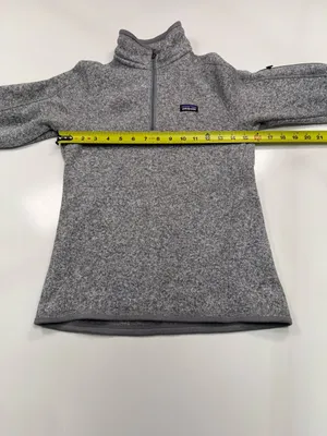 Patagonia Heather Gray 1/4-Zip Pullover Size XS thumbnail 4