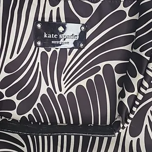 Kate Spade soft hobo shoulder bag white and brown bag thumbnail 2