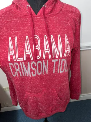 Campus Heritage Alabama Crimson Tide Heather Red Hoodie thumbnail 2