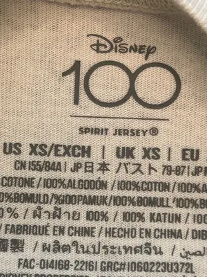 Mickey & Friends 100 yr Anniversary Pastel tie dye Disneyland spirit jersey XS thumbnail 14
