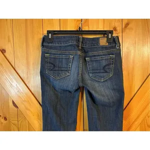 American Eagle stretch jeans, artist size 0 dark wash (0397) Read￼ thumbnail 6