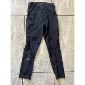 Lululemon Pants Womens 4 Black High Rise Side Pocket Reflective Running Leggings thumbnail 2