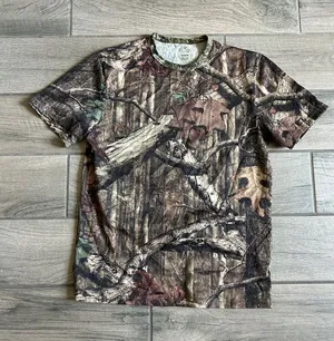 RedHead Men's Woodland Camouflage Short Sleeve Tee - Brown/Green thumbnail 1