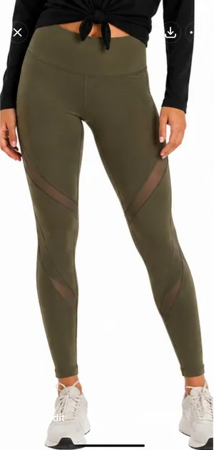 Lululemon Wunder Under Leggings Size 12 Sage Olive Green Sweat Wicking Stretch thumbnail 1