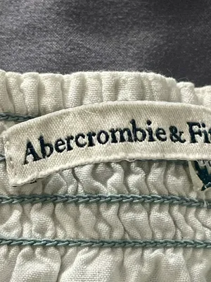 Abercrombie Lined Leaf Shoulder Prairie Girl Tie Top Or Dress thumbnail 5