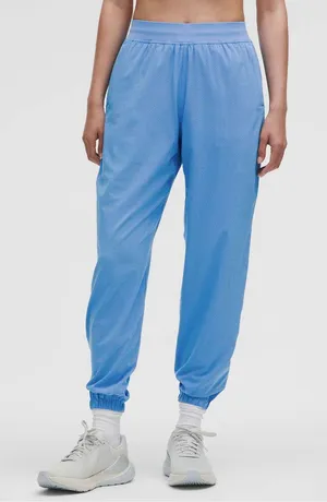 Lululemon Adapted State Perforated HR Jogger 8 Pool Party Blue NWT $128 thumbnail 1
