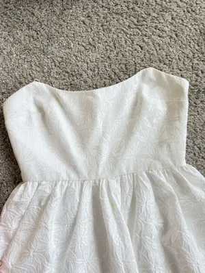 Amanda Uprichard Addison Dress in Ivory thumbnail 9