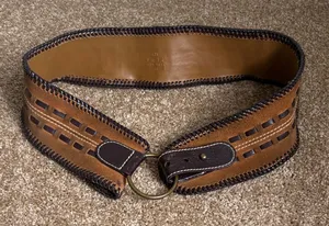 Rafē Leather Belt Brown thumbnail 1
