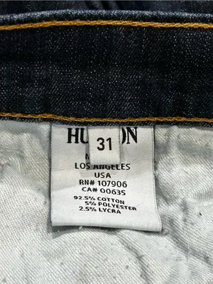 Hudson Women’s Size 31 Dark Wash Stretch Bootcut Jeans thumbnail 6