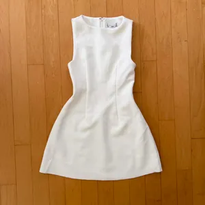 Princess Polly Anse high neck white flared mini dress  thumbnail 2