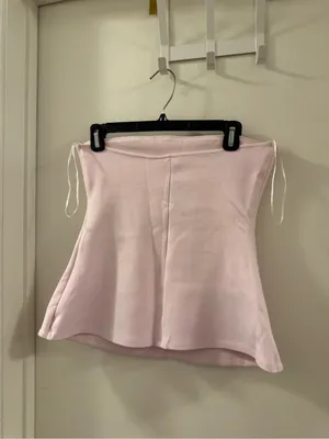 Zara Light Pink A-Line Mini Top thumbnail 3