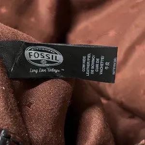 Fossil Crossbody Bag‎ Croc Embossed Leather Brown Women Small ZB5438 thumbnail 8