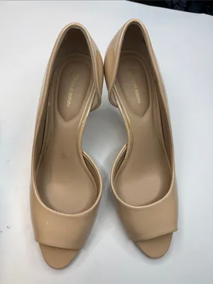 Giani Bernini Women's Valorr Peep Toe d'Orsay Pumps Nude Size 6 thumbnail 4