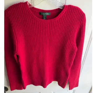 Vintage Ralph Lauren Women's Holiday Rd Chunky Knit Lambswool Angora Sweater S thumbnail 3