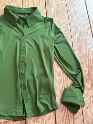 Abercrombie & Fitch Soft A&F Collection Long Sleeve Button-Up Shirt - XS thumbnail 2
