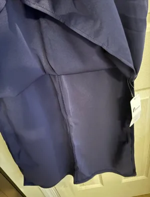 Sleeveless Navy Maxi Dress Blue Size M thumbnail 4