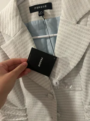 Prague light blue blazer thumbnail 3