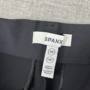 Spanx Pants Womens XS Black Ponte Tapered Pleated Pull On Stretch Dress thumbnail 7