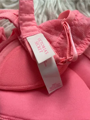 Victoria’s Secret Pink Lace Ruffle Bustle Teddy Bodysuit 36C thumbnail 3