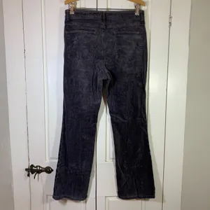 Pilcro and the Letterpress Women Gray Corduroy Straight Leg Pants 30 Tall Preppy thumbnail 2