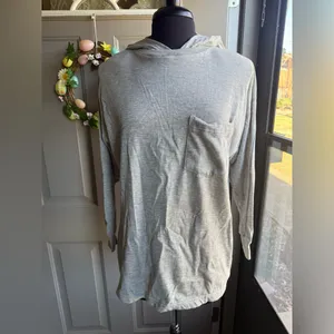 NWOT GoldenTouch long sleeve hooded pocket t-shirt, size medium l thumbnail 3