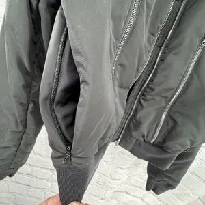 ALO Yoga Jacket S Black Off Duty Bomber Down Filled Puffer Athleisure Classic thumbnail 10