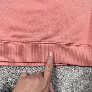 aerie Women’s Pullover Crew Neck Sweatshirt Longsleeve Lounge in Coral Orange M thumbnail 13