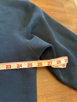 Lululemon Heavyweight Fleece Pullover Tennis Club Crewneck Sweatshirt XL Navy thumbnail 4