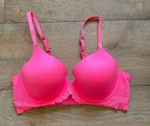 aerie Real Sunnie Full Coverage hot pink bra 🌷 thumbnail 1