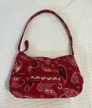 Vera Bradley Red Paisley Bag thumbnail 1