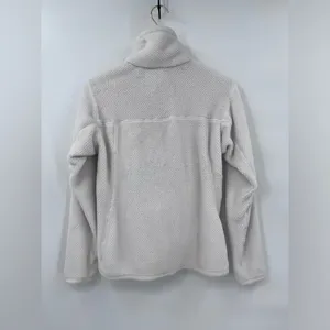 Patagonia Women's Re-Tool Snap-T® Pullover White S Fleece Teddy Sherpa Granola‎ thumbnail 2