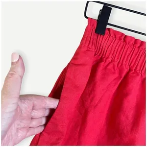 J. Crew Red Cotton Linen Blend Sidewalk Mini Skirt Sz 2 thumbnail 6