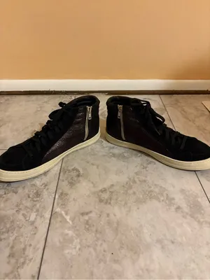 P448 Skate High Top Sneakers in Smog Black thumbnail 4